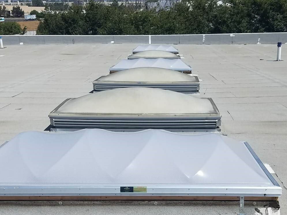 انواع نورگیر سقف سوله