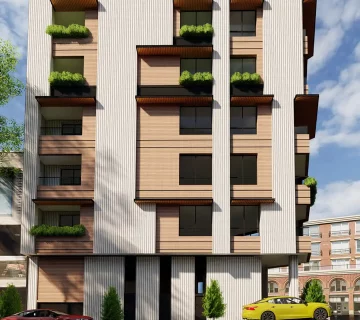 Design renderings of the facade of Nilgoon residential complex